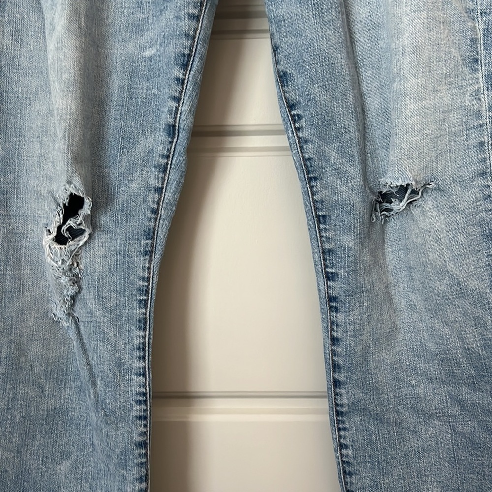 GAP distressed ripped jeans skinny Sz 30 - Picture 3 of 12